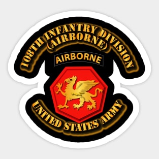 108th Infantry Division - Airborne Sticker